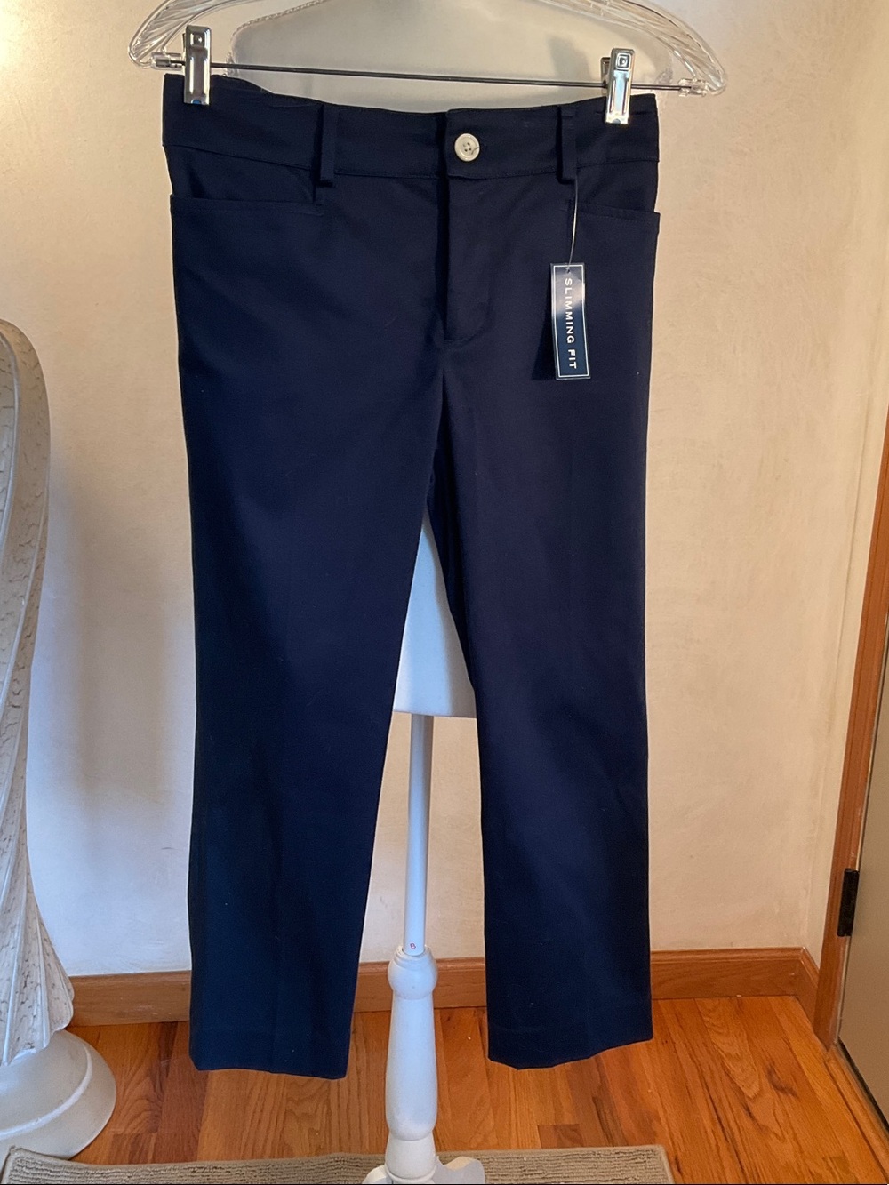 Chaps Navy Slim Fit Capris size 2